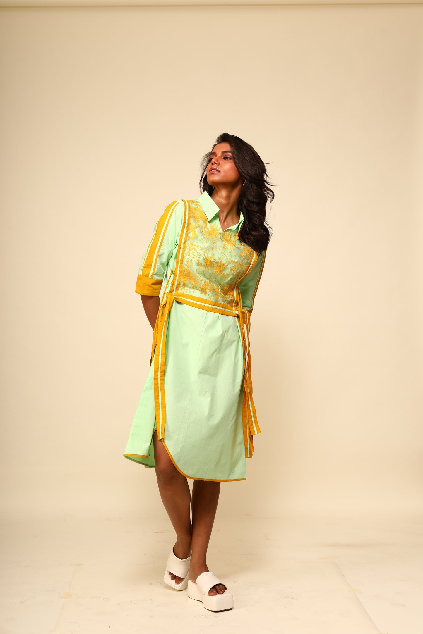 Wilderness Dress in Green