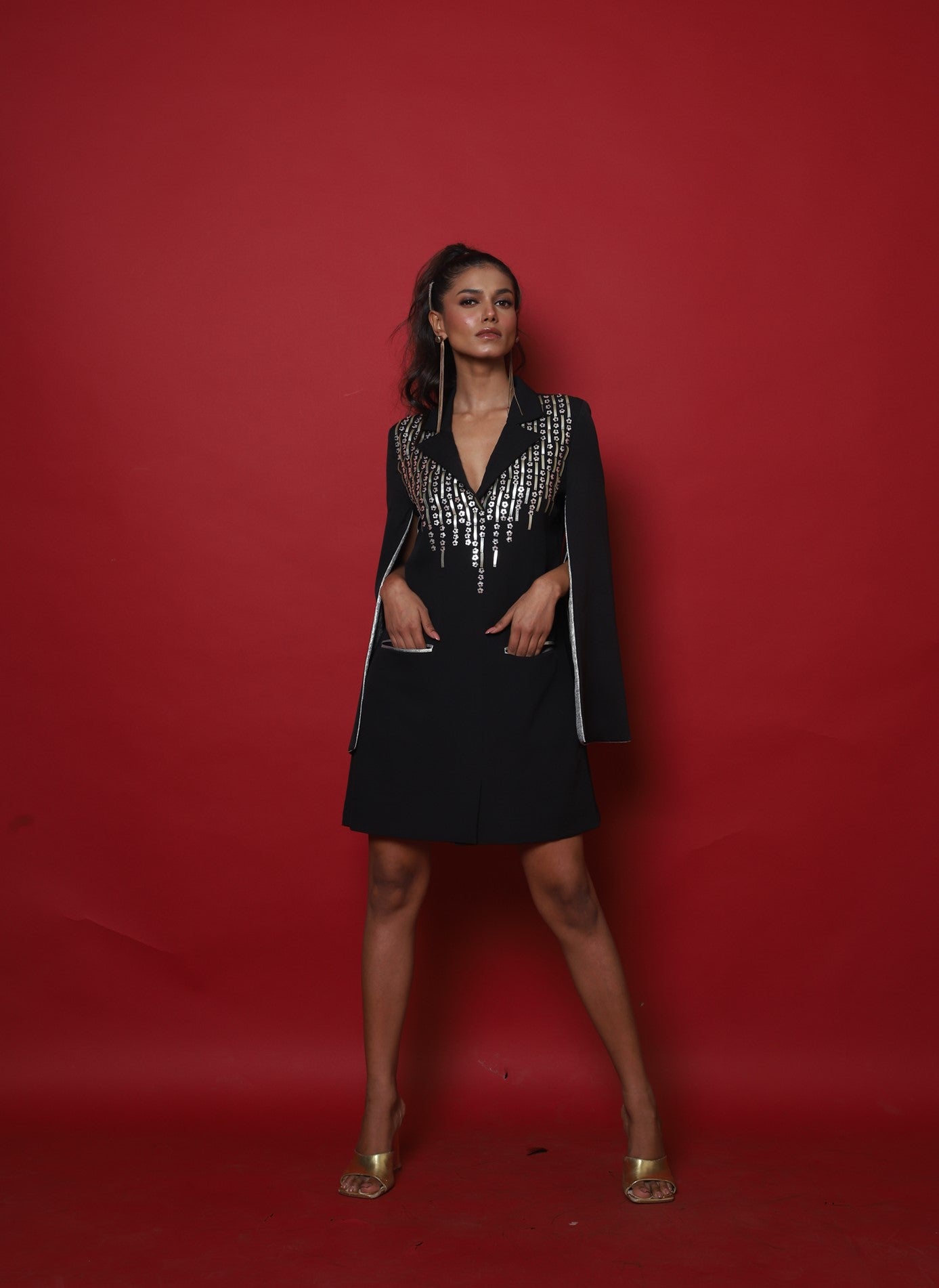 Black Blazer Dress
