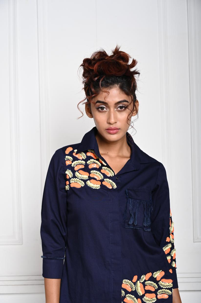 Mini Jaw Denim Co ord
