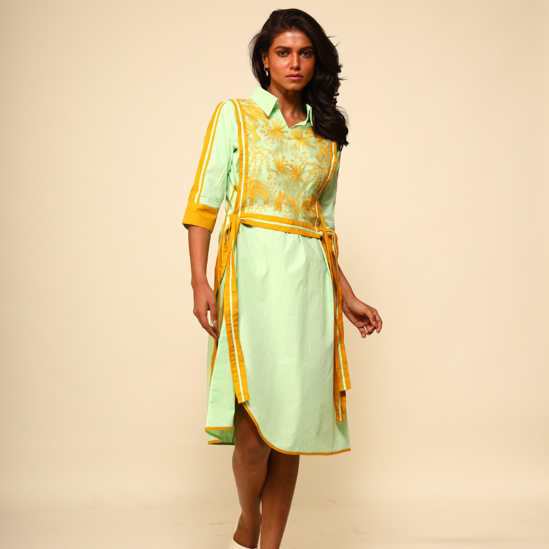 Wilderness Dress in Green