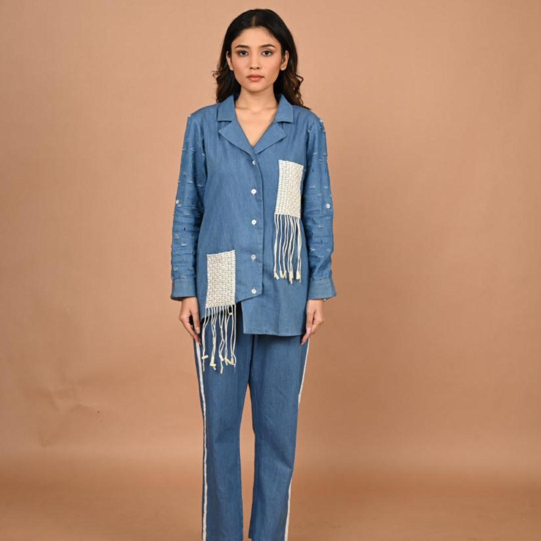 The Kantha Denim set