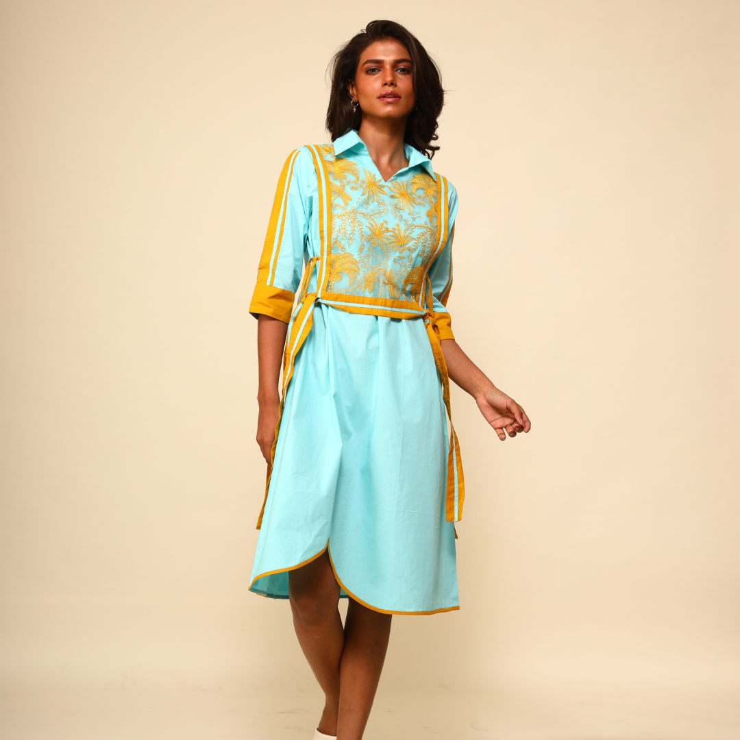 Wilderness Dress in Blue