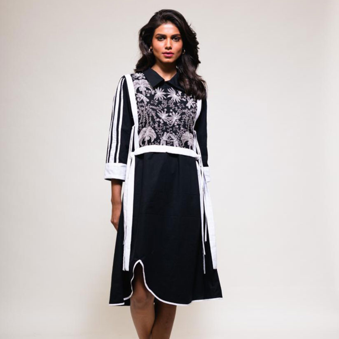 Wilderness Dress in Black