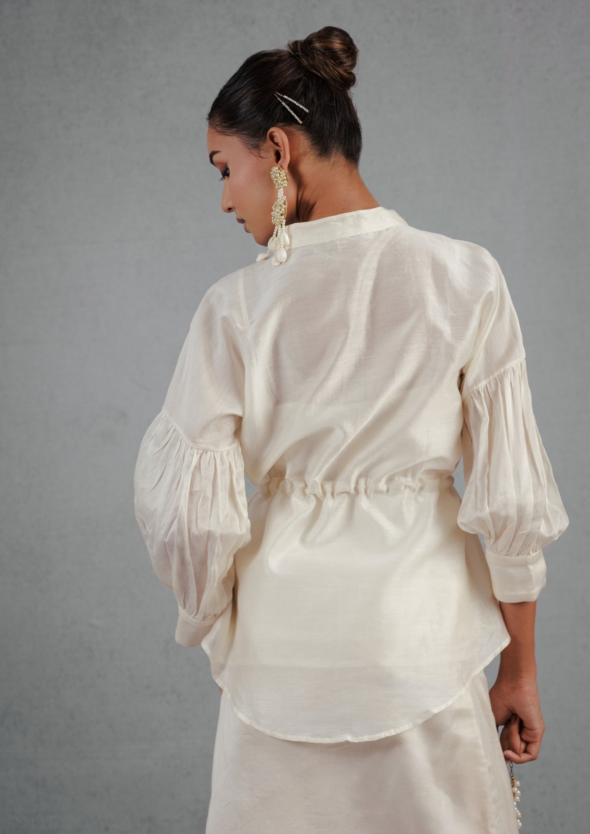 Ivory Confetti Skirt Set - View 6
