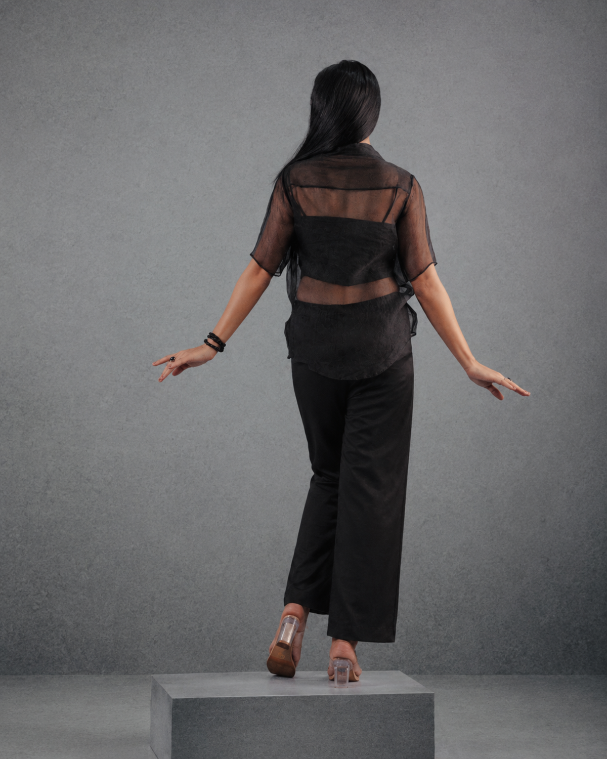 Black Multisequence Co-Ord Set - View 4