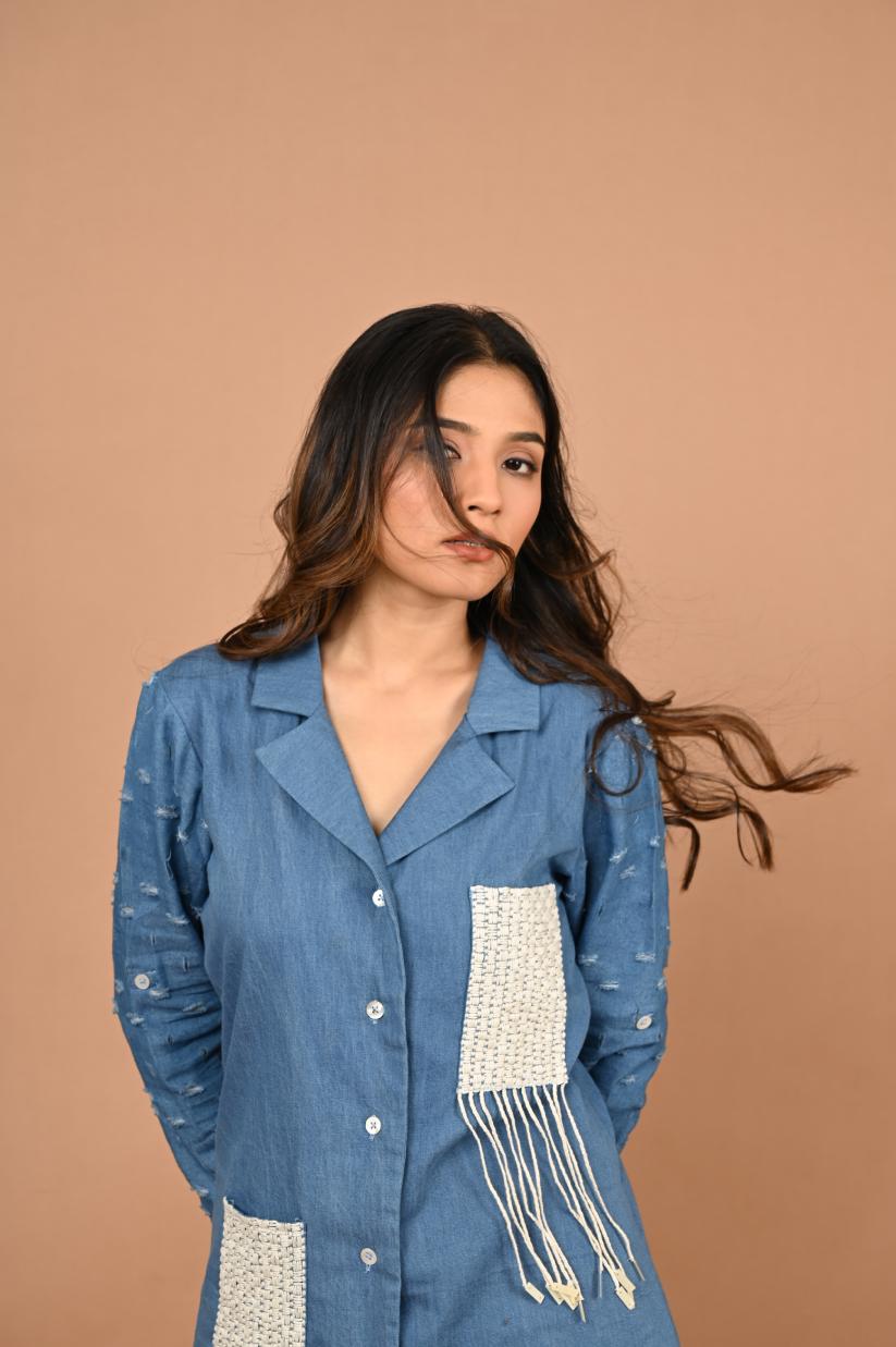 The Kantha Denim set - View 3