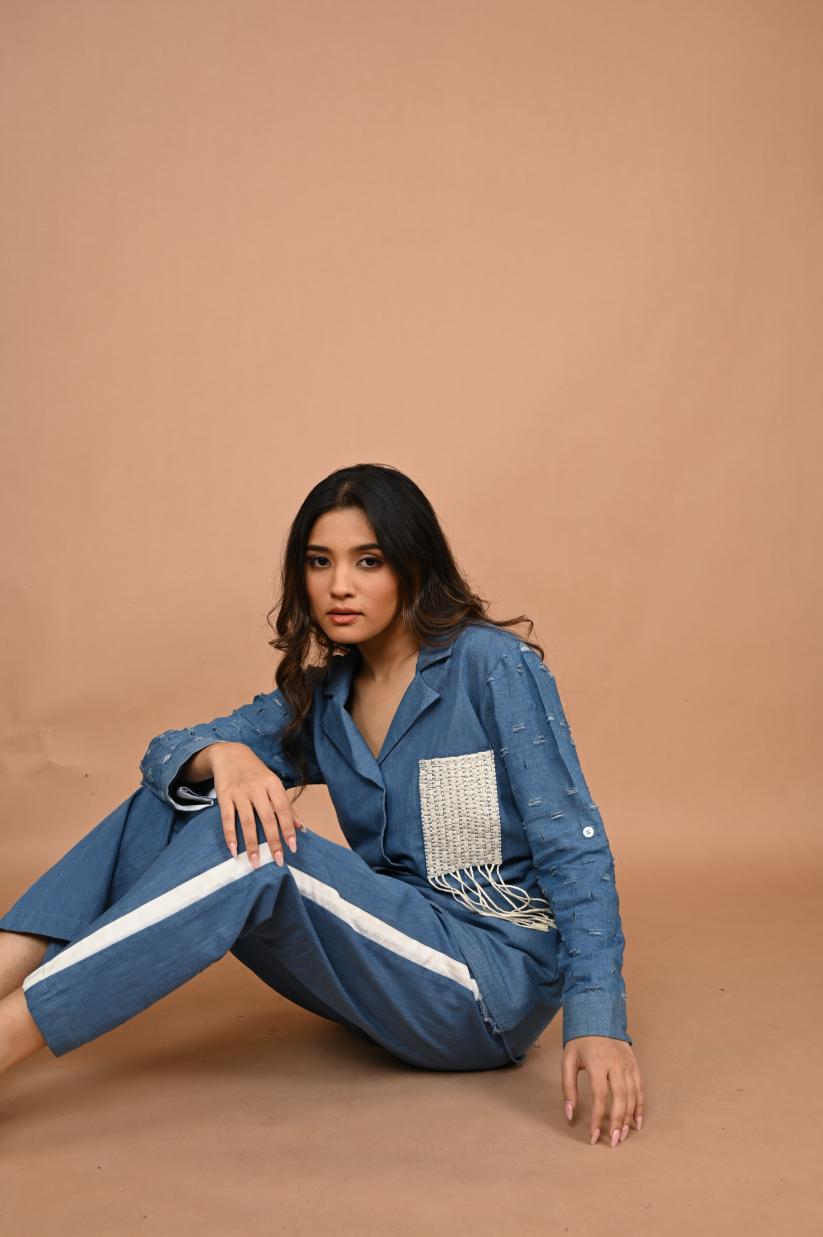 The Kantha Denim set - View 4