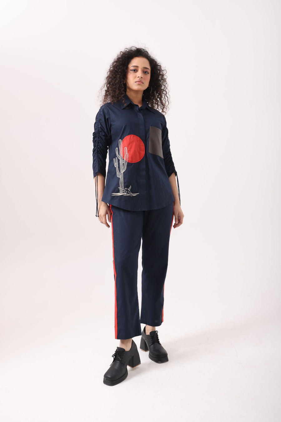 Orange Cactus Co-Ord Set - Alternate