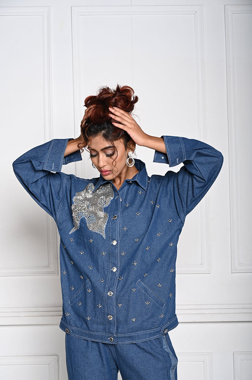 Star Lit Denim Jacket - Alternate