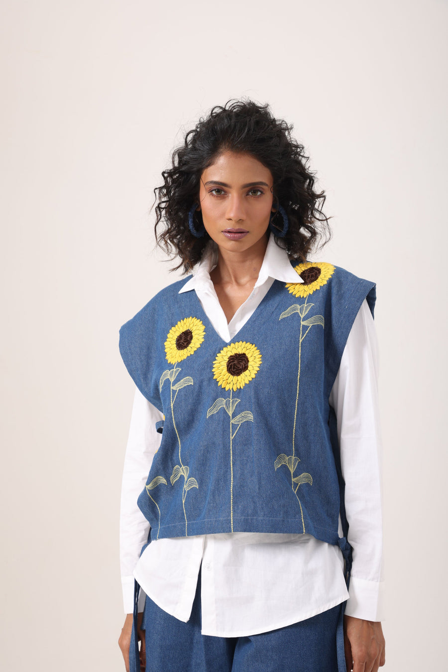 Sunflower Vest Co-Ord Set - Alternate