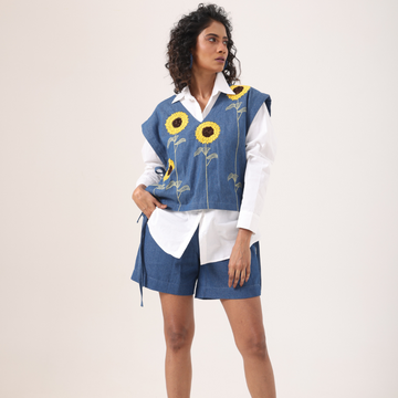 Sunflower Vest Co-Ord Set
