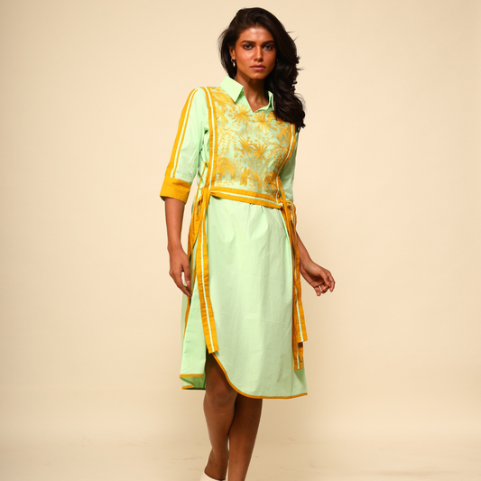 Wilderness Dress in Green