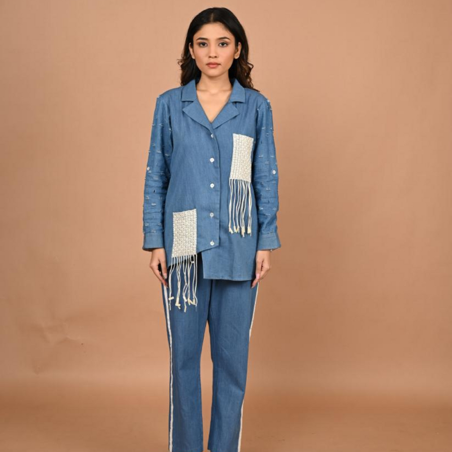 The Kantha Denim set